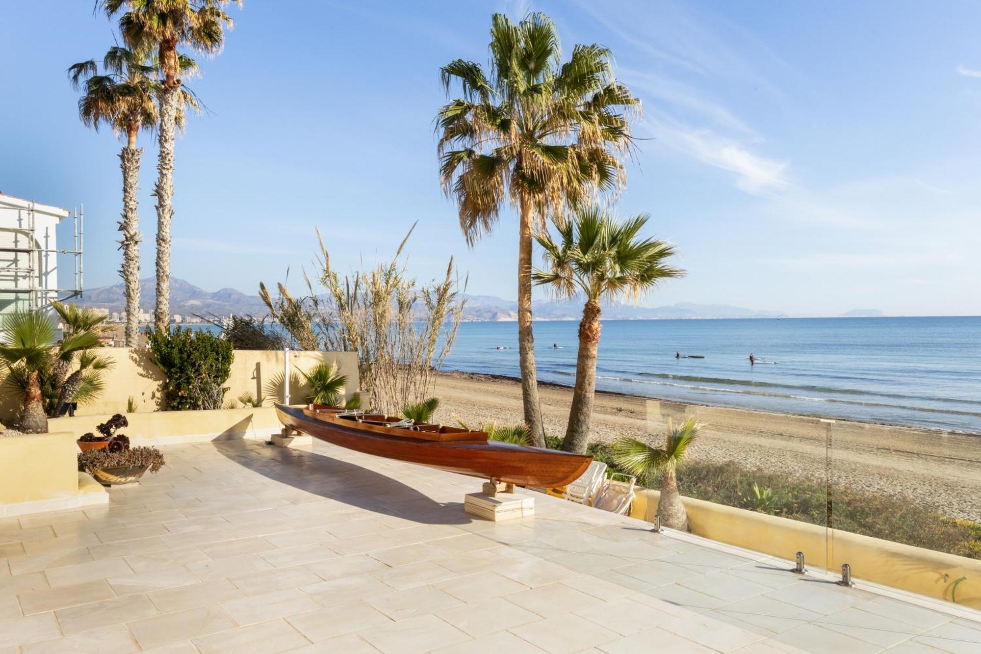 Excepcional Apartamento Amanecer Al Borde De Playa Y Mar, En Chalet Roquetes Alicante Buitenkant foto